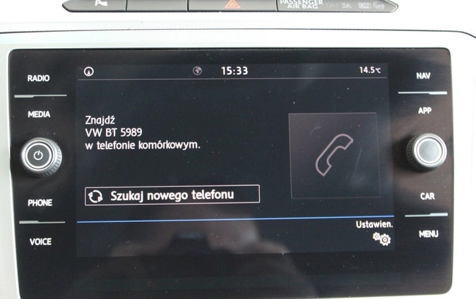 Volkswagen Passat cena 66900 przebieg: 187913, rok produkcji 2019 z Ostroróg małe 379